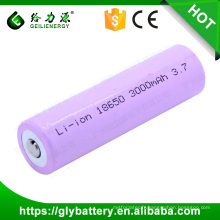 Batterie lithium-ion rechargeable en gros 18650 3000mA 3.7V